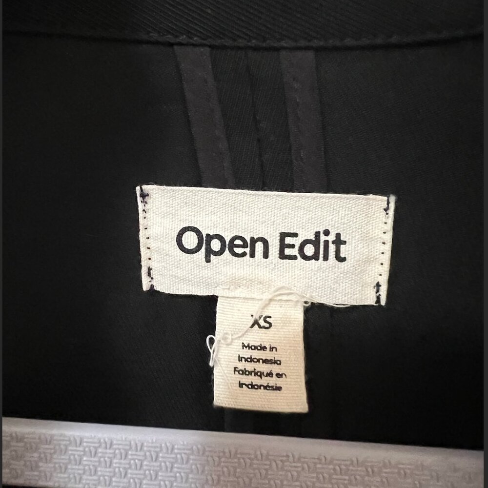 Open Edit/Nordstrom Black Relaxed Fit Blazer - Picture 5 of 6